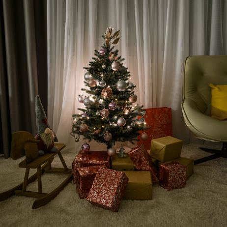 Vánoční stromek 3D, zelená, 100 cm, CHRISTMAS TYP 8