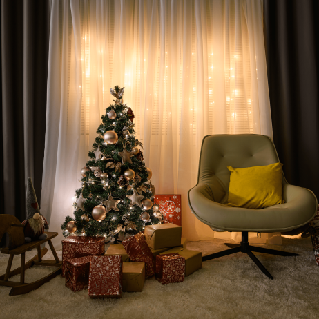 Vánoční stromek s kovovým stojanem, 120 cm, CHRISTMAS TYP 10