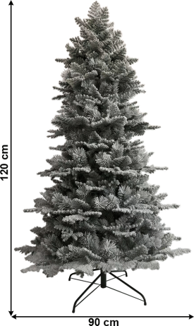 Vánoční stromek, zasněžený, 120 cm, MARAVEL TYP 1
