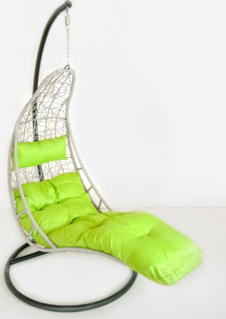 Závěsné relaxační křeslo NORA, zelený sedák