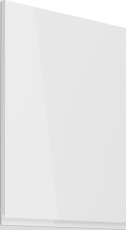 Horní skříňka, bílá / bílý extra vysoký lesk, pravá, AURORA G601F