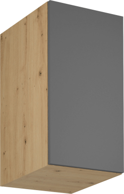 Horní skříňka, dub artisan/šedý mat, levá, LANGEN G40G