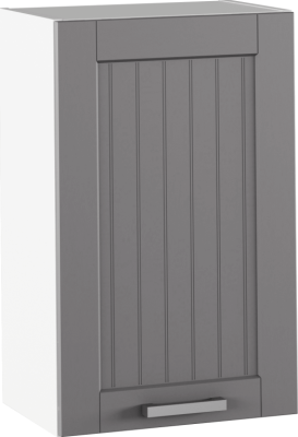 Horní skříňka JULIA TYP 5, tmavě šedá/bílá