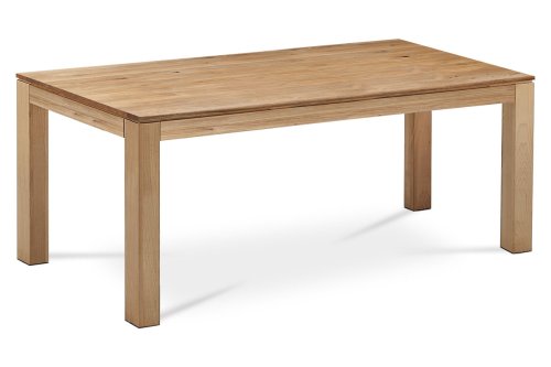 Jídelní stůl 200x100x75, masiv dub, povrchová úprava olejem, nohy 10x10 cm