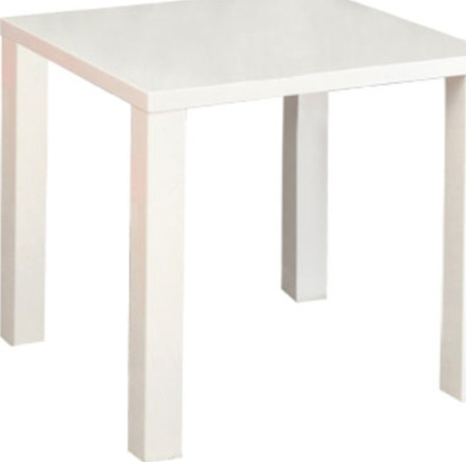 Jídelní stůl, bílá vysoký lesk HG, ASPER NEW TYP 5