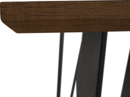 Jídelní stůl, 150 cm, dub / černá, FRIADO