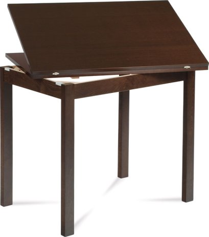 Jídelní stůl rozkládací 60+60x90 cm, ořech