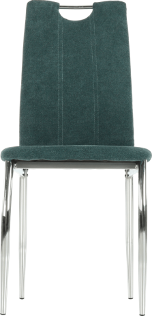 Jídelní židle OLIVA NEW, azurová látka / chrom