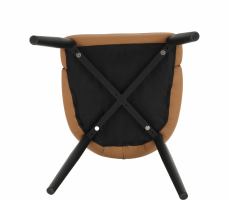 Jídelní židle SIRENA, hnědá/černá