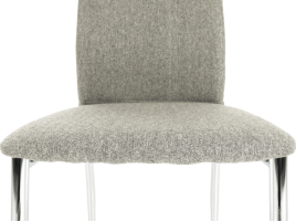 Jídelní židle OLIVA NEW, látka béžový melír / chrom