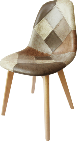 Jídelní židle SALEVA, patchwork/buk