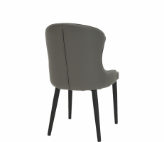 Jídelní židle SIRENA, šedá/černá
