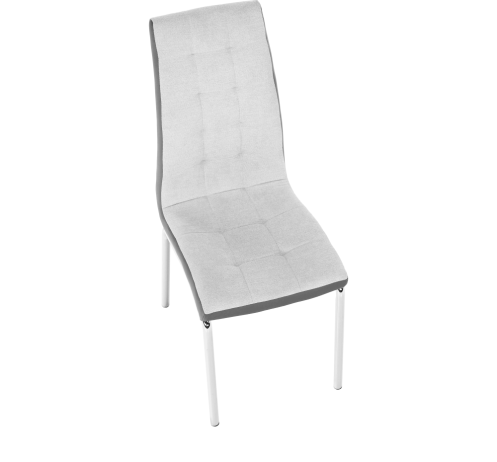 Jídelní židle GERDA, šedá / chrom