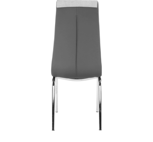 Jídelní židle GERDA, šedá / chrom