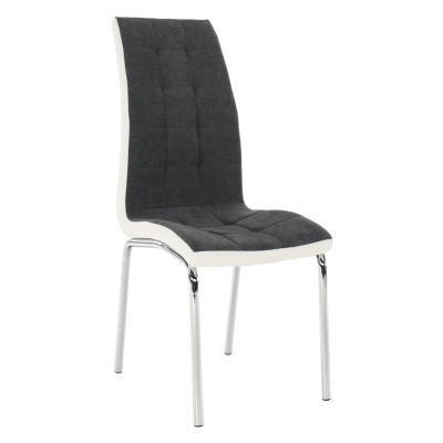 Jídelní židle GERDA NEW, tmavě šedá / bílá