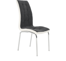 Jídelní židle GERDA NEW, tmavě šedá / bílá