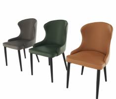 Jídelní židle SIRENA, zelená/černá