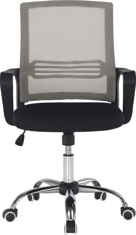 Kancelářská židle, síťovina šedohnědá taupe / látka černá, APOLO