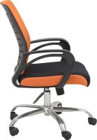 Kancelářská židle Lizbon, oranžovo / černá