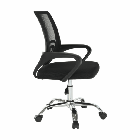 Kancelářská židle DEX 2 NEW, síťovina černá / černá