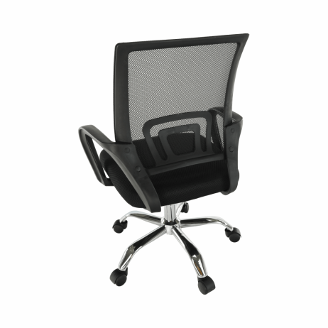 Kancelářská židle DEX 2 NEW, síťovina černá / černá