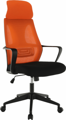 Kancelářské křeslo TAXIS, černá/oranžová