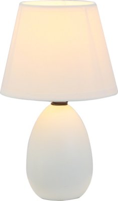 Keramická stolní lampa QENNY TYP 12, bílá