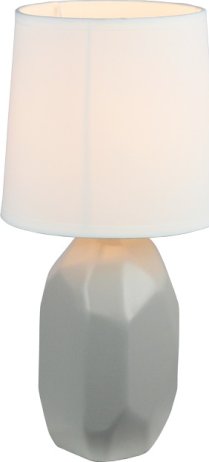 Keramická stolní lampa QENNY TYP 2, šedá