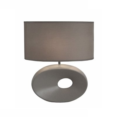Keramická stolní lampa QENNY TYP 11, šedá