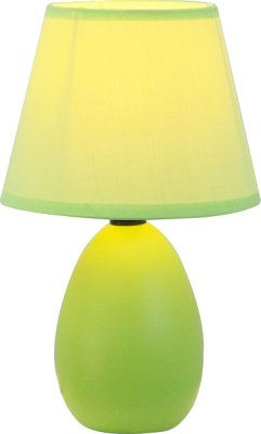 Keramická stolní lampa QENNY TYP 13, zelená