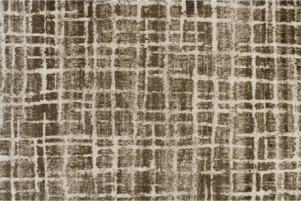 Kusový koberec STELLAN, béžová/hnědá, 100x150 cm