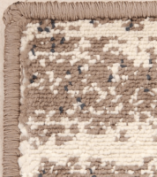 Kusový koberec STELLAN, béžová/hnědá, 57x90 cm