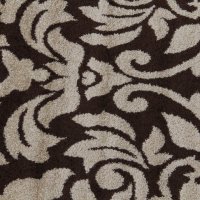 Kusový koberec LORENS, béžová / tmavě hnědá, 200x285 cm