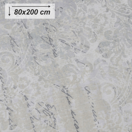 Béžový koberec se vzorem BALIN, 80x200 cm