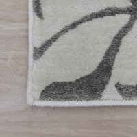Kusový koberec GABBY, krémová / šedý vzor, 57x90 cm