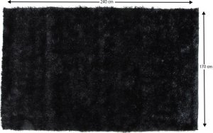 Šedý koberec DELLA, 170x240 cm