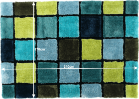 Barevný koberec LUDVIG, 170x240 cm