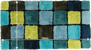 Barevný koberec LUDVIG, 80x150 cm