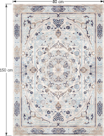 Vícebarevný koberec FEMI, 80x150 cm