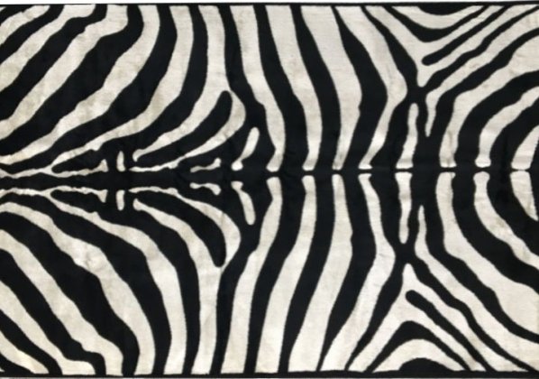 Kusový koberec ARWEN, vzor zebra, 100x140 cm