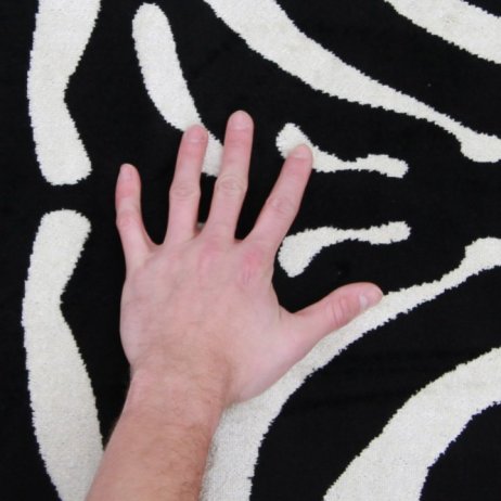 Kusový koberec ARWEN, vzor zebra, 140x200 cm