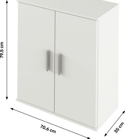 Komoda, bílá, RESITA TYP 1