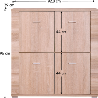 Komoda GRAND typ 10, dub sonoma