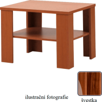 Konferenční stolek, malý, švestka, INTERSYS 21
