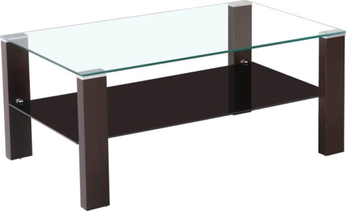 Konferenční stolek, wenge/sklo, JAGO