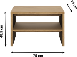 Konferenční stolík, dub shetland, SHELDON TYP 71