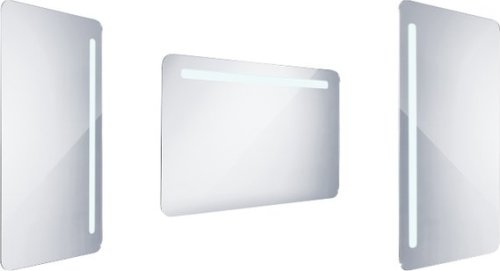 Zaoblené LED zrcadlo do koupelny 1000x600mm