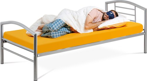 Kovová postel BED-1900 SIL 90x200 cm
