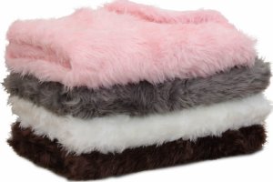 Kožešinová deka, ružová, 150x170, Ebona TYP 7