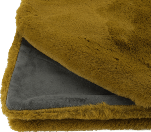 Kožešinová deka, zelená-greenery, 150x180, Rabita NEW TYP 8